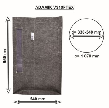 Vak ADAMIK V340FTEX rozměry