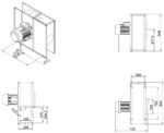 Ventilátor ADAMIK VAN 835 9,2 kW rozměry